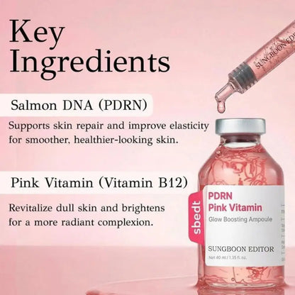 Ampoule Éclat PDRN Rose
